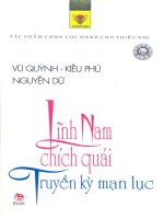 tác phẩm chọn lọc dành cho thiếu nhi-linh nam chích quái & truyền kỳ mạn lục - vũ quỳnh