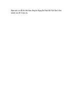 Xin Đề Hóa Chuyên Nguyễn Huệ HN lần 3,4 -2013