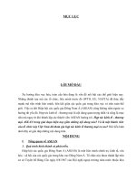 hợp tác kinh tế thương mại asean giai đoạn hiện nay
