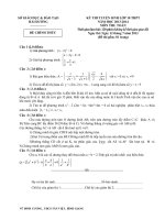 De thi lop 10 Hai Duong 2013-2014 có dap an