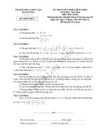 Giải 2 đợt Đề thi vào 10 môn Toán, Hải Dương, năm 2013-2014