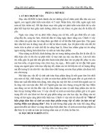 sáng kiến kinh nghiệm một số biện pháp đảm bảo vệ sinh an toàn thực phẩm trong việc tổ chức ăn bán trú tại trường mầm non quang kim