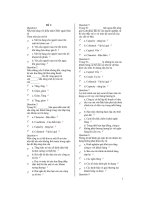 bộ đề trắc nghiệm môn quản trị tài chính