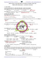 Phân loại và giải các dạng câu hỏi và bài tập trong đề ĐH 2013 - Khối A