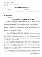 bài tập cuối tuần 1 - lớp 5