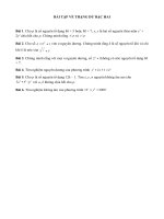 Bài tập Thặng Dư Bậc Hai