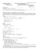 TỔNG HỢP CÁCH GIẢI MÔN HÓA  KHỐI A 2013