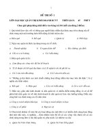 ngân hàng đề thi môn quản trị học