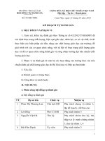 Kế hoạch Tự đánh giá chất lượng giáo dục