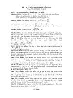 đề và đáp án toán A 2013