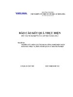 Nghiên cứu tiếp cận ứng dụng công nghệ điện toán đám mây phục vụ điều hành quản lý doanh nghiệp