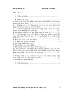 ĐỀ TÀI: Những yếu tố tác động đến việc thực thi pháp luật thuế nhập khẩu trên thực tế tại Việt Nam