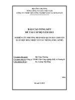 nghiên cứu phương pháp bảo quản đay cho sản xuất bột hoá nhiệt cơ tẩy trắng (p-rc-apmp)