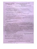 De & Dap an thi vao 10 cua SO GIAO DUC Hung Yen (2013 - 2014 )