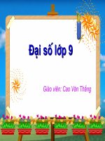 Hàm số bậc nhất có sử dụng BDTD