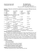 Tiếng Anh lớp 10 kỳ 2