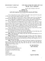 QUY CHẾ TUYỂN SINH 2013