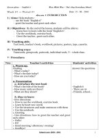 giáo án tieng anh lop 6