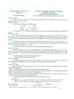 Đề thi vào lớp chuyên hoá Gia Lai 2013