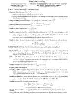 Đề, ĐA thi thử đại học môn Toán lan 4 -Trường ĐH Vinh