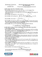 De Dap an mon toan khoi B va D