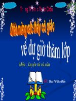 Tu ngu ve cac do dung va cong viec trong nha