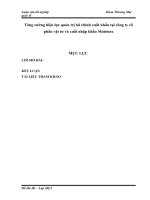 tăng cường hiệu lực quản trị tài chính xuất khẩu tại công ty cổ phần vật tư và xuất nhập khẩu masime