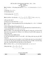 thi vao 10 mon toan thanh hoa 2013-2014