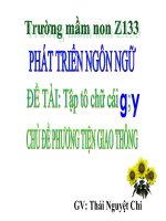 Tập tô chữ cái g, y