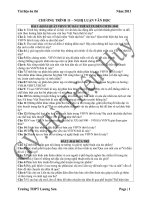 Nghị luận văn học (Chưong trình 11)