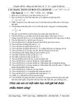 Ôn tập hàm bậc 3