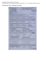 De thi dh MON VAT LY khoi A, A1 nam 2013