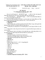 ke hoach mo lop ban tru