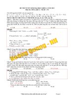 Giải chi tiết đề khối A năm 2013