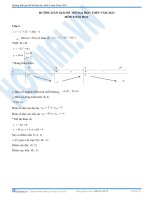 GỢI Ý ĐÁP ÁN TOÁN KHỐI A