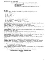 ĐỀ THI HSG HÓA 8 NĂM 2013