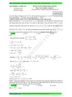 Giải chi tiết từng câu DH 2013 (ĐA chuẩn BGD )