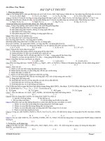 đề lý thuyết vô cơ