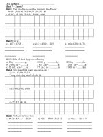 bài tập hè cho HS lớp 5 mới