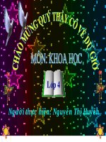 khoa 4 - Ôn tập Vật chất và năng lượng tiết 2