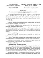 Kế hoạch bồi dưỡng hè 2013