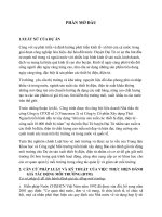 DỰ án sản XUẤT THIẾT bị điện