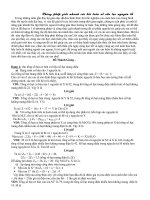 ph­ương pháp giải nhanh nguyên tử