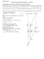 Giai cau kho DH L 2013