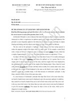 Đề thi Tiếng Anh Khối A1 năm 2013