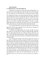 Quan hệ thương mại của vương quốc Champa trong bối cảnh thương mại khu vực đông nam á thời cổ trung đại (từ thế kỷ VII đến thế kỷ XV)