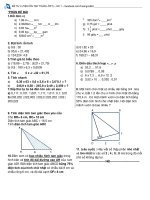 Đề ôn tập học kì 1