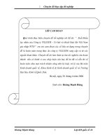 xuất khẩu lạc nhân của công ty vilexim – cơ hội và thách thức khi việt nam gia nhập wto