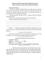 chuong trinh chau ngoan Bac Ho 2013