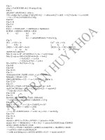 HD giai chi tiet de hoa 193 khoi A